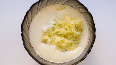 Рецепт порционной яблочной шарлотки