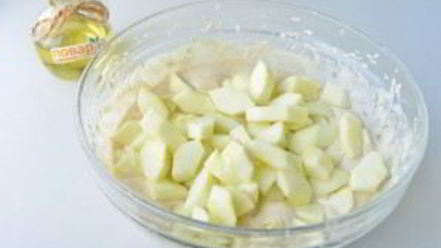 Рецепт ржаной шарлотки с яблоками