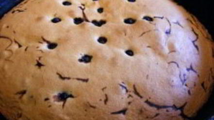 Рецепт шарлотки с черникой