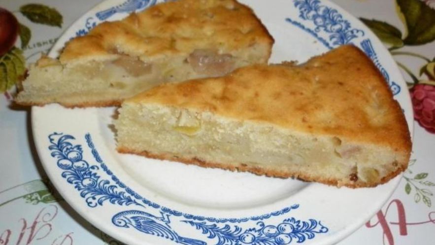 Рецепт шарлотки с грушами