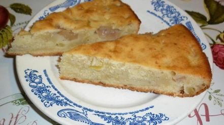 Рецепт шарлотки с грушами