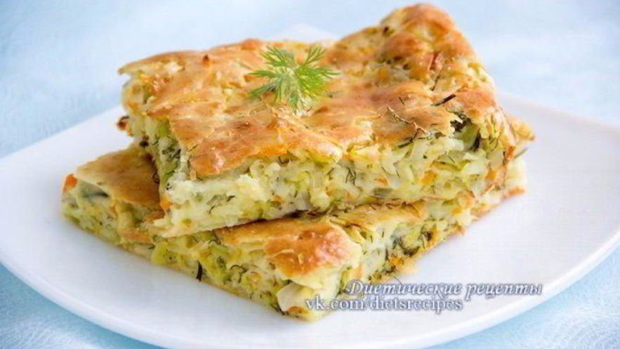 Рецепт шарлотки с капустой и морковью