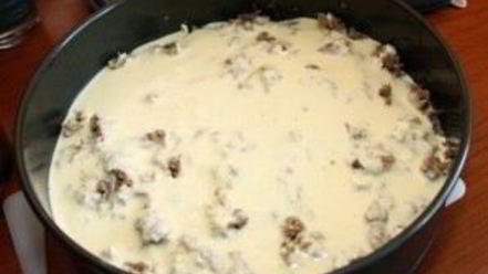 Рецепт шарлотки с мясом