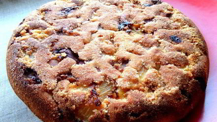 Рецепт шарлотки с нектаринами