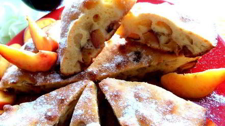 Рецепт шарлотки с нектаринами