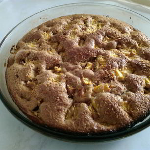 Рецепт Шарлотки с персиками