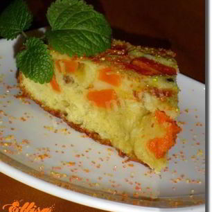 Рецепт Шарлотки с тыквой и изюмом