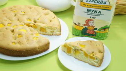 Рецепт шарлотки с тыквой