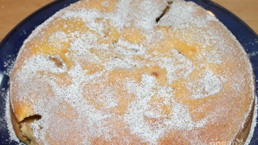 Рецепт шарлотки с яблоками без муки