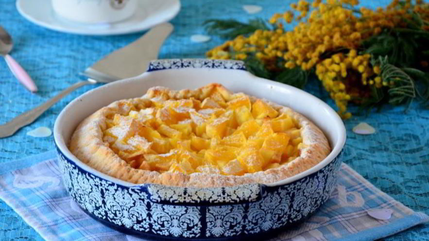 Рецепт шарлотки с яблоками и апельсином