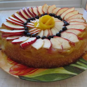 Рецепт Шарлотки с яблоками и грушами