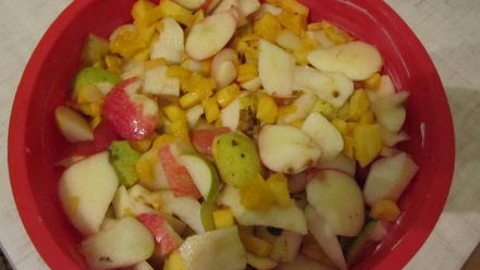 Рецепт шарлотки с яблоками и грушами