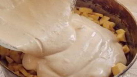 Рецепт шарлотки в духовке с яблоками