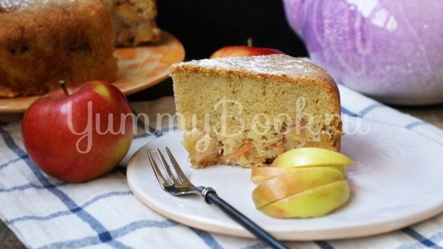 Рецепт яблочной шарлотки в мультиварке