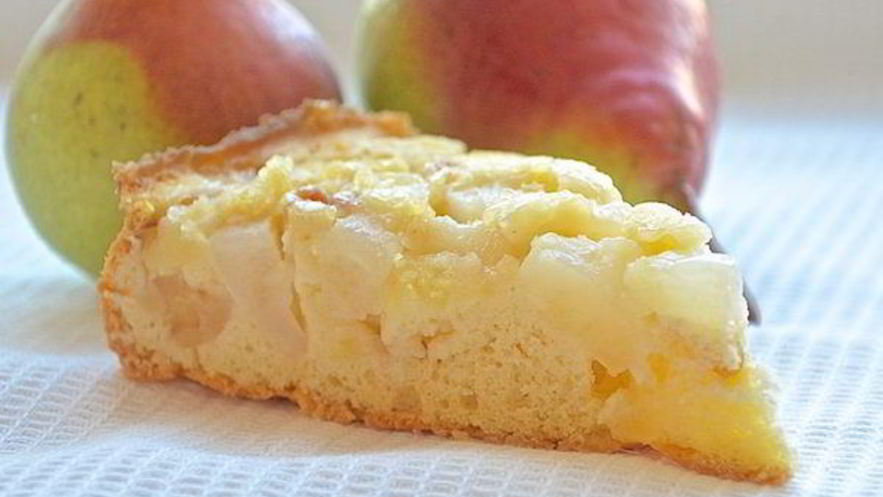 Рецепт яблочно-грушевой шарлотка в духовке