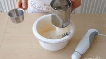 Рецепт шоколадна-бананового рулет