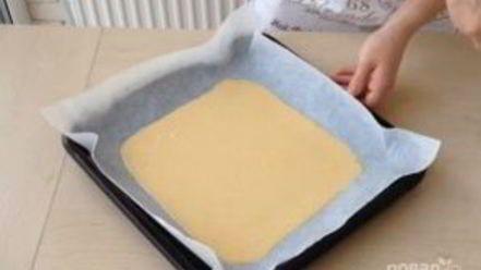 Рецепт шоколадна-бананового рулет