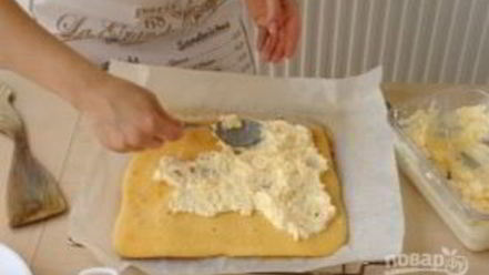 Рецепт шоколадна-бананового рулет