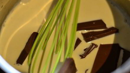 Рецепт шоколадна-трюфельного рулет