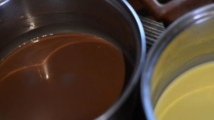 Рецепт шоколадна-трюфельного рулет