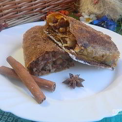 Рецепт Богатого штруделя из лаваша