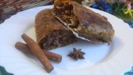 Рецепт богатого штруделя из лаваша