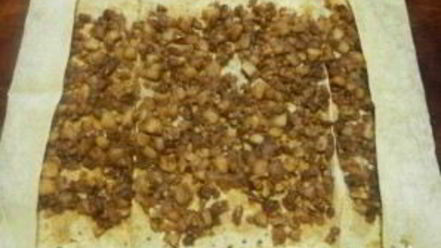 Рецепт богатого штруделя из лаваша