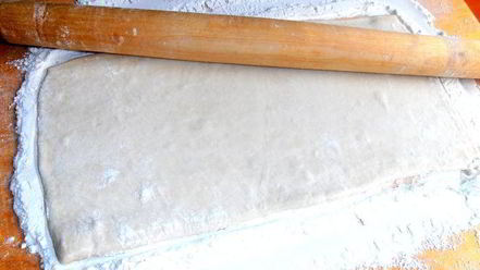 Рецепт чернично-сливочного штрудель