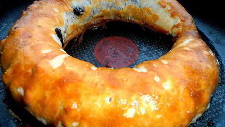 Рецепт чернично-сливочного штрудель