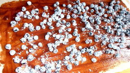 Рецепт чернично-сливочного штрудель