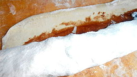 Рецепт чернично-сливочного штрудель