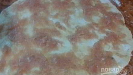 Рецепт мясного штруделя в мультиварке