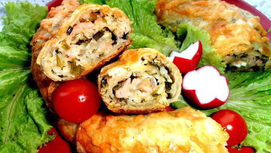 Рецепт штруделя рыбка моя