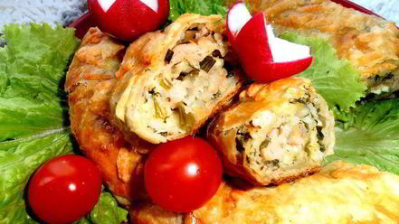 Рецепт штруделя рыбка моя