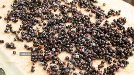 Рецепт штруделя с черникой