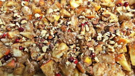 Рецепт штруделя с грушей и яблоками