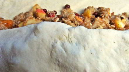 Рецепт штруделя с грушей и яблоками