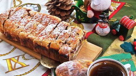 Рецепт штруделя с грушей и яблоками