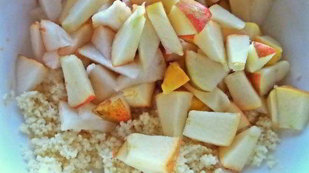 Рецепт штруделя с грушей и яблоками