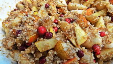 Рецепт штруделя с грушей и яблоками