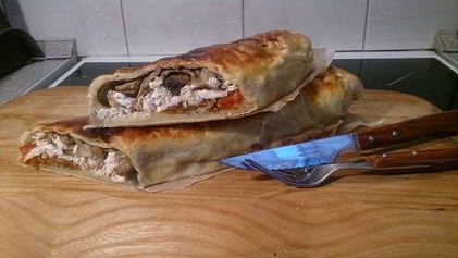 Рецепт Штруделя с курицей