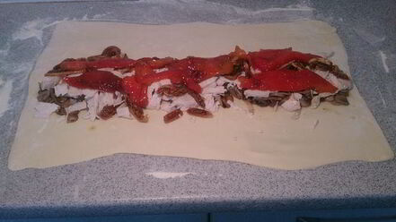 Рецепт штруделя с курицей