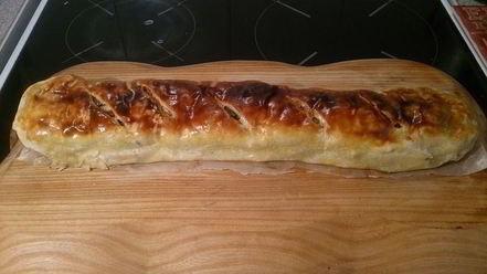 Рецепт штруделя с курицей