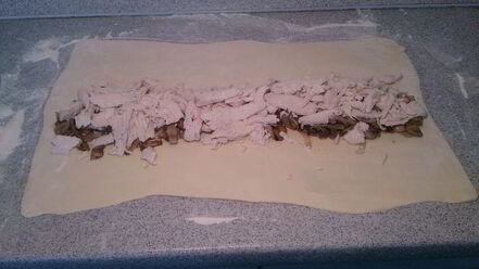 Рецепт штруделя с курицей