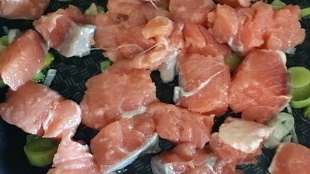 Рецепт штруделя с лососем, фасолью и рикоттой