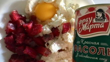 Рецепт штруделя с лососем, фасолью и рикоттой