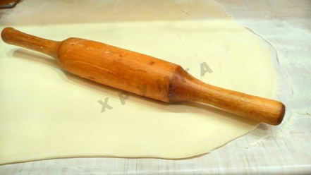 Рецепт штруделя с мясом из слоеного теста