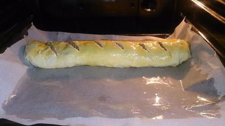 Рецепт штруделя с мясом