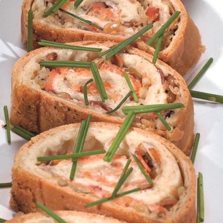 Рецепт Штруделя с семгой