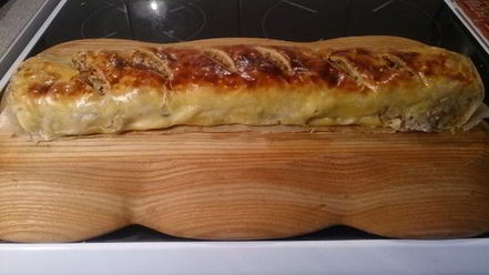 Рецепт штруделя с тунцом